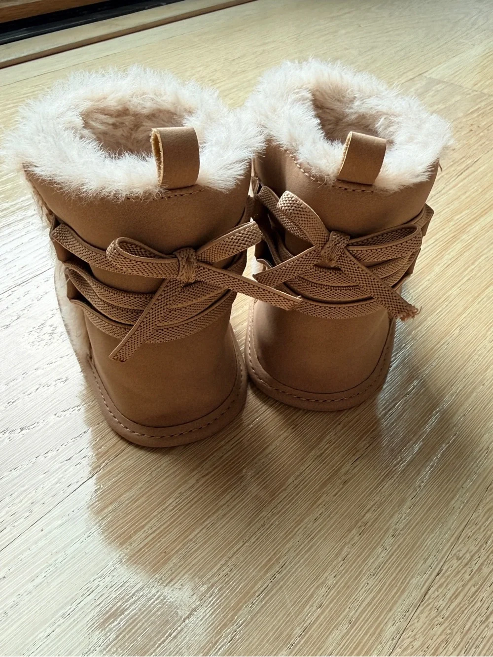 Carter’s Baby Girl Teddy Fleece Boot - Brown - 6-9 Months